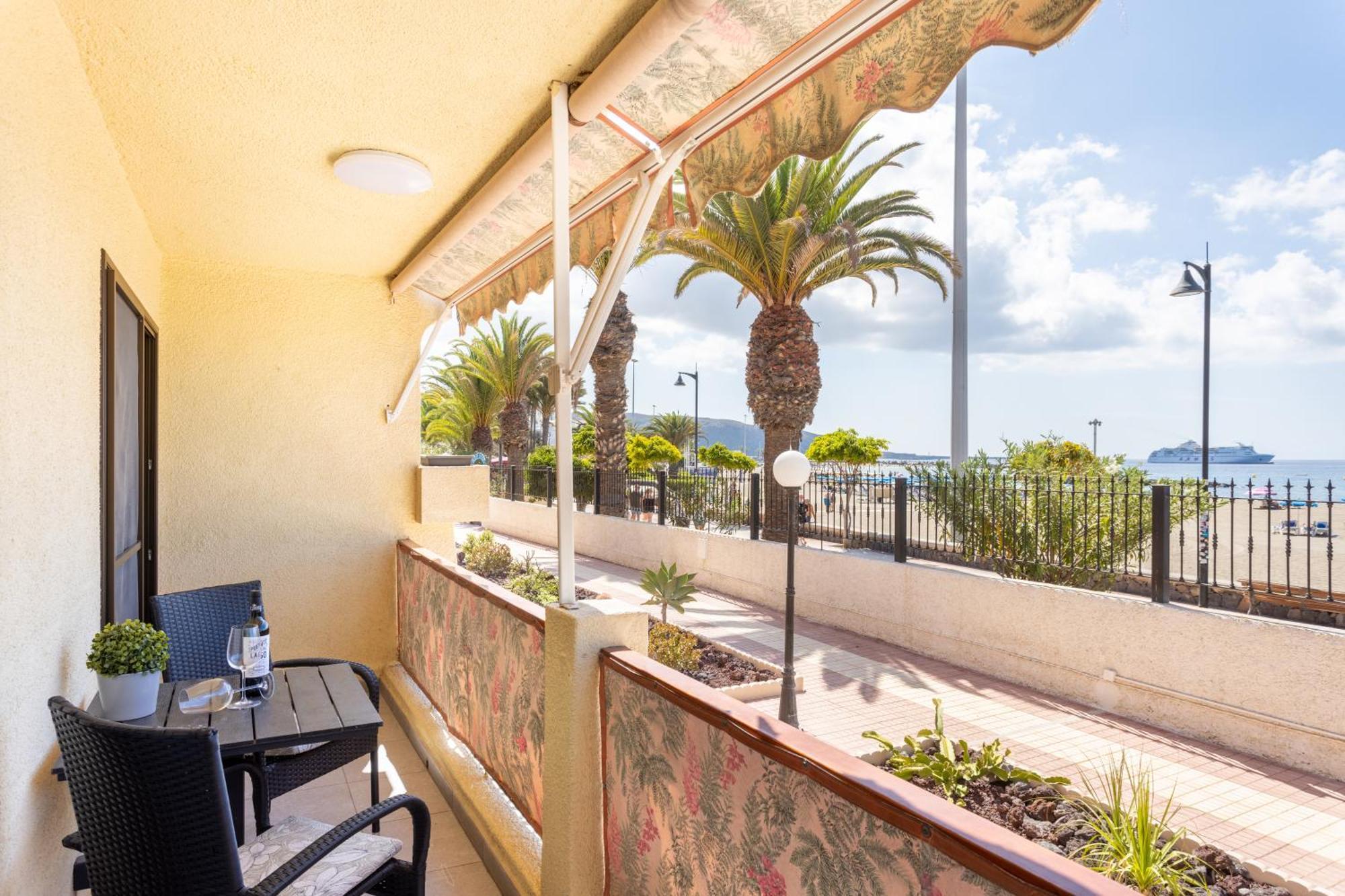 Frontline Playa Las Vistas With Pool, Parking, Sea Los Cristianos  Dış mekan fotoğraf