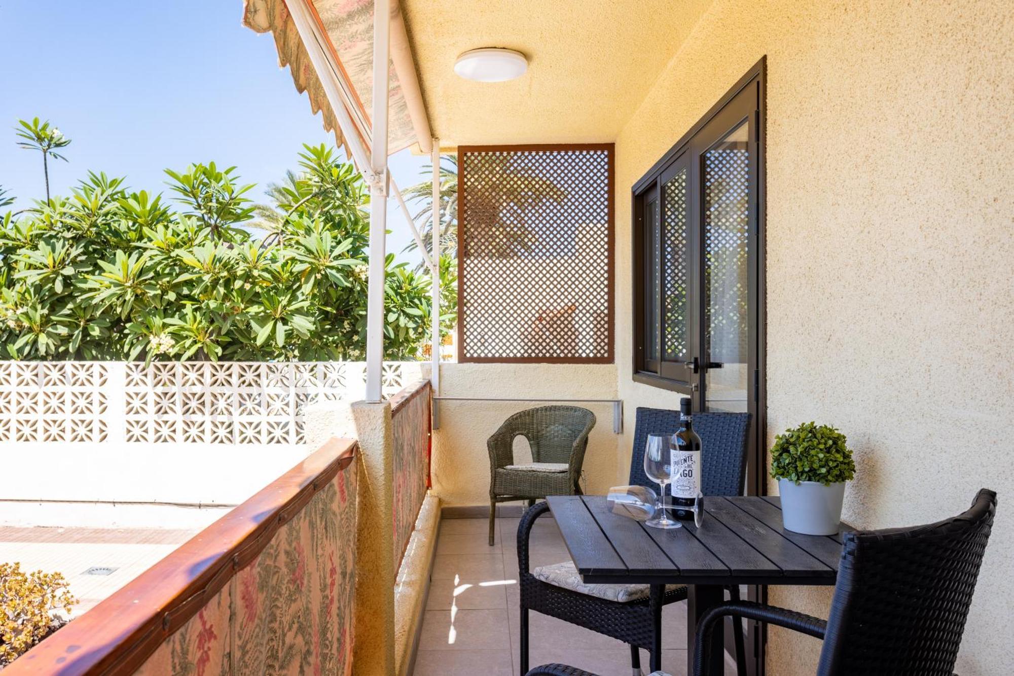 Frontline Playa Las Vistas With Pool, Parking, Sea Los Cristianos  Dış mekan fotoğraf
